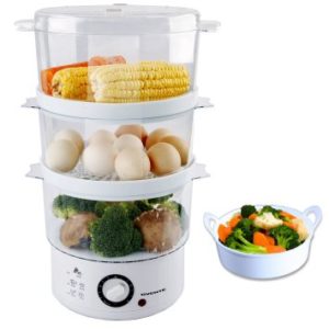 Ovente FS53W Electric Food Steamer