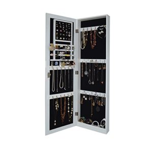 Organizedlife Locking Wall Mounted Jewelry Armoire